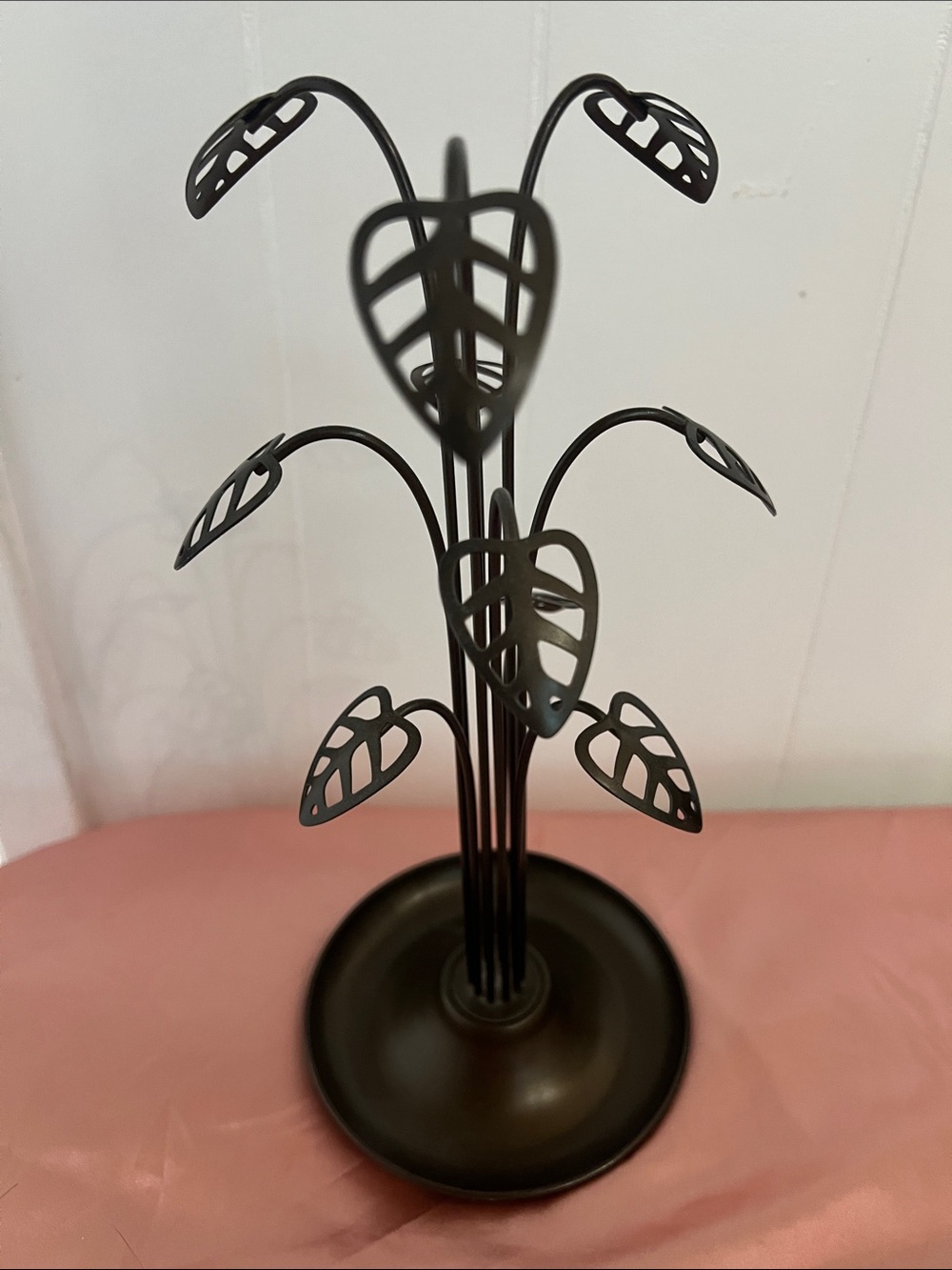 UMBRA • Metal Leaf Jewelry Tree Stand in Dark Bronze